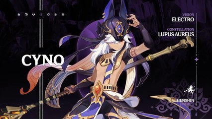 Genshin Impact - Présentation de Cyno "Path of the Lone Wolf "
