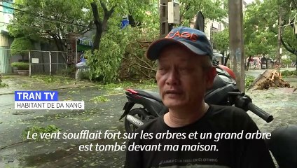 Le typhon Noru frappe la côte centrale du Vietnam