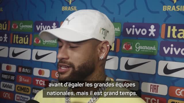 Brésil - Neymar : Nous avons encore un long chemin à parcourir avant d'égaler les grandes équipes nationales