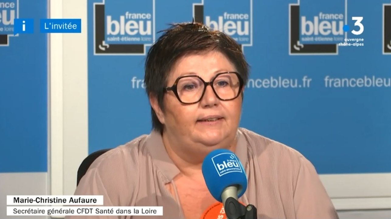 Marie-Christine Aufore, secrétaire générale CFDT du secteur Santé-Sociaux dans la Loire