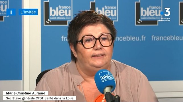Marie-Christine Aufore, secrétaire générale CFDT du secteur Santé-Sociaux dans la Loire