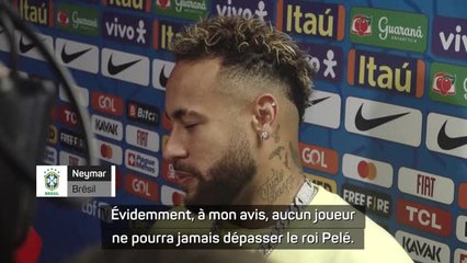 Brésil - Neymar : "À mon avis, aucun joueur ne pourra jamais dépasser le roi Pelé"