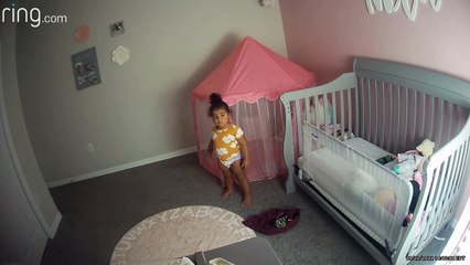 Mom Spooks Daughter with Intercom