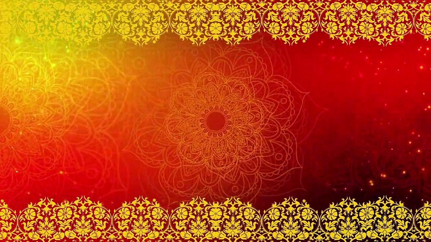 Red Traditional Festival Video Background || Wedding Video Background || Rangoli  Background - video Dailymotion