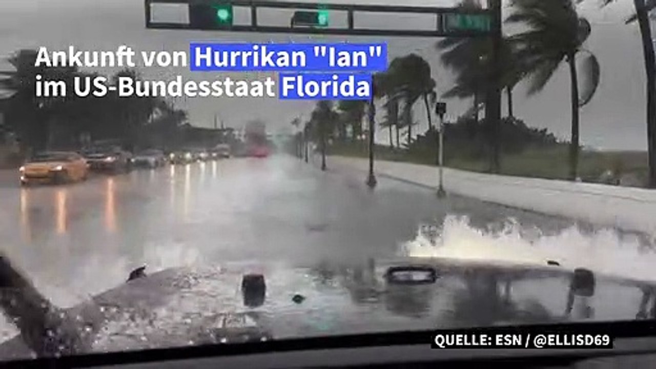 Florida bereitet sich auf Hurrikan 'Ian' vor - Stromausfälle in Kuba