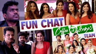 Fun Chat with Jeeva , Jai and Sundar C  | Coffee With Kadhal☕️❤️ Audio Launch | Samyuktha Shan