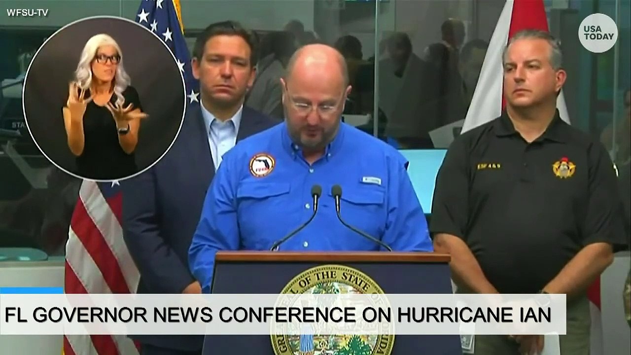 Watch_ Gov. Ron DeSantis gives update as Hurricane Ian strengthens to ...