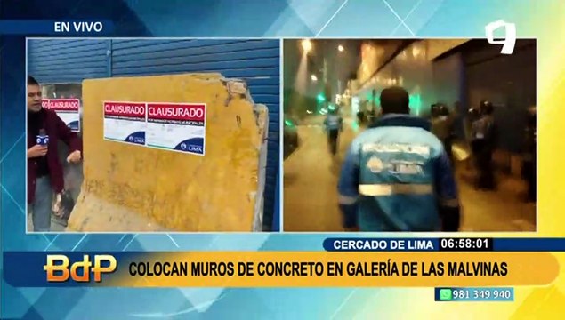 Las Malvinas: Galería es clausurada por venta de celulares de dudosa procedencia