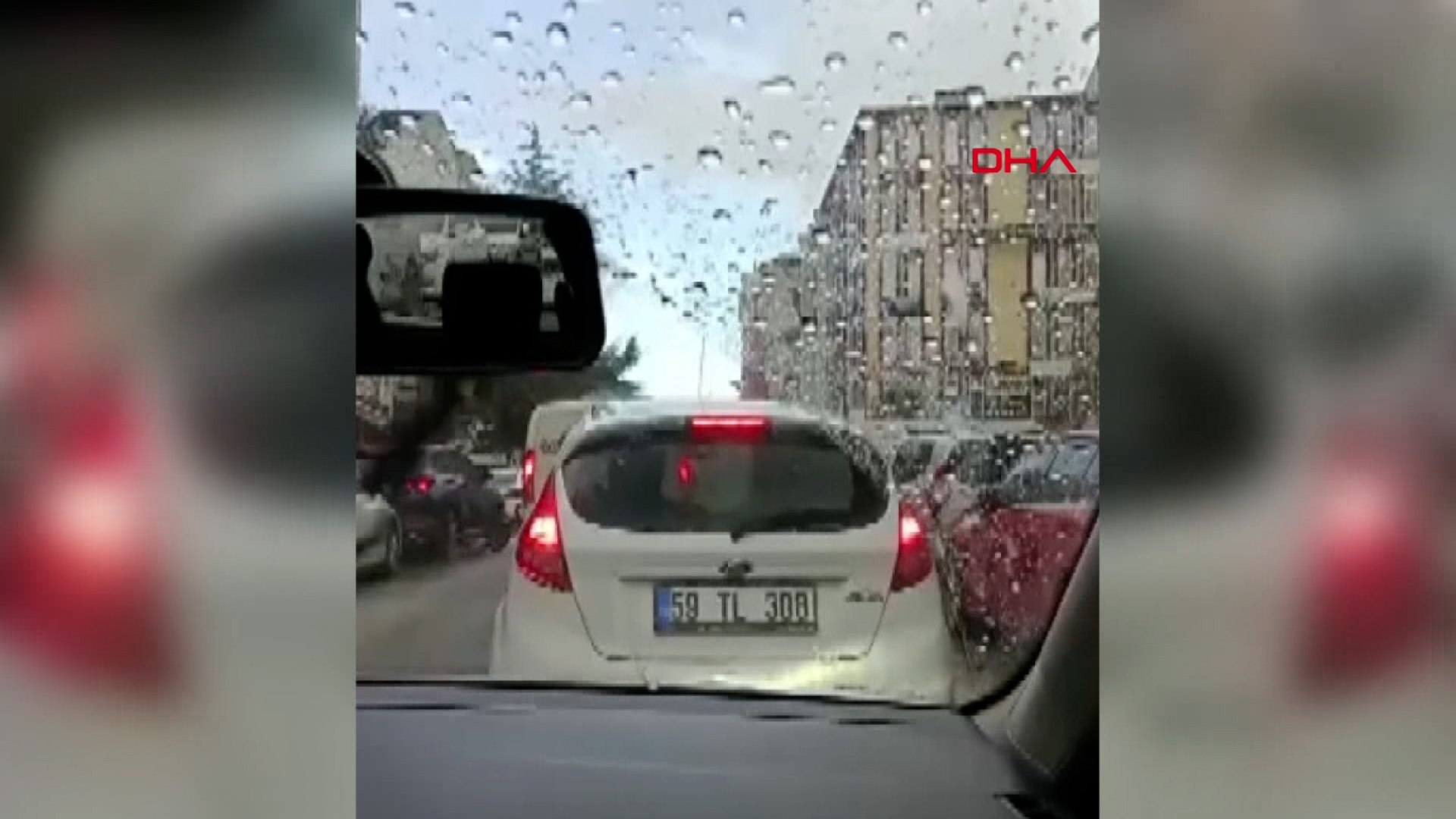 Çerkezköy'de dolu yağışı - Dailymotion Video