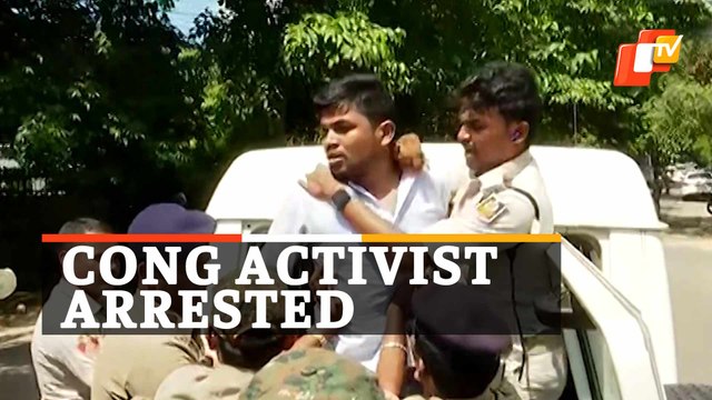 Odisha Student Cong Activists Taken Into Custody While Protesting Against Minister Over BJD Leader Death Case