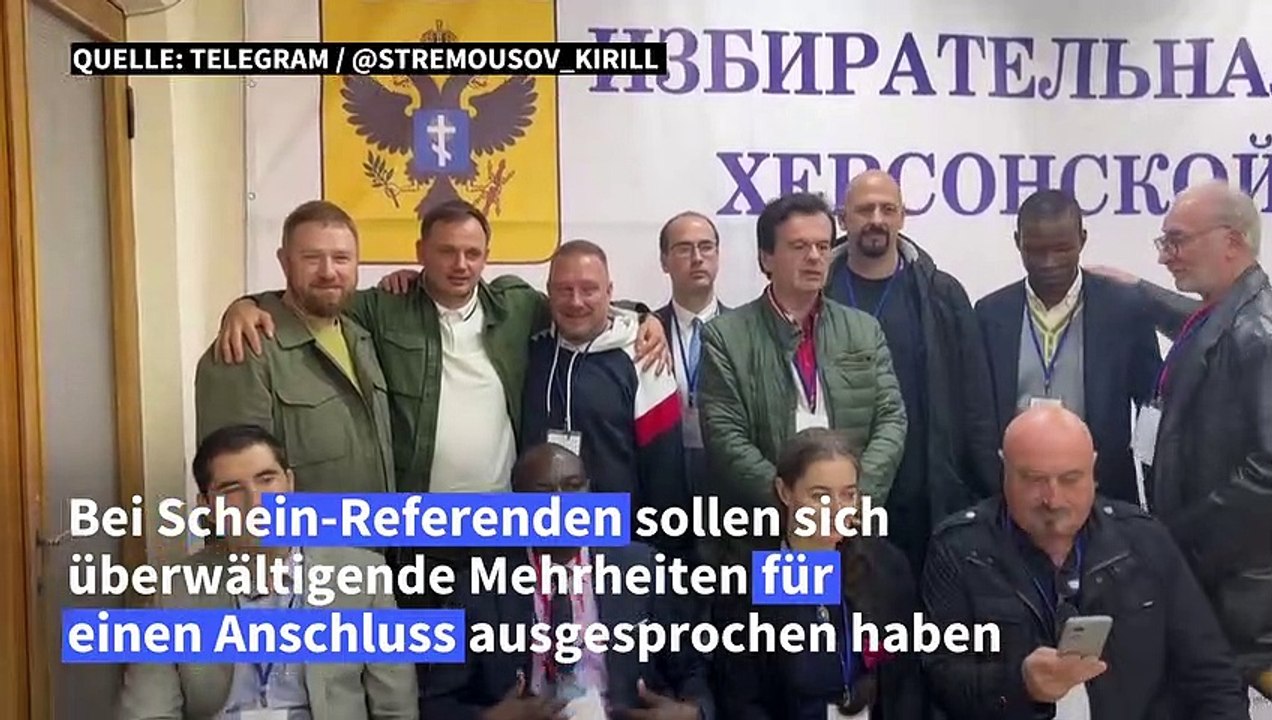 Schein-Referenden in Ukraine: Separatisten bitten Putin um Annexion