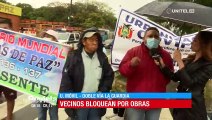 Vecinos bloquean la Doble Vía exigiendo obras en el distrito 10 de Santa Cruz