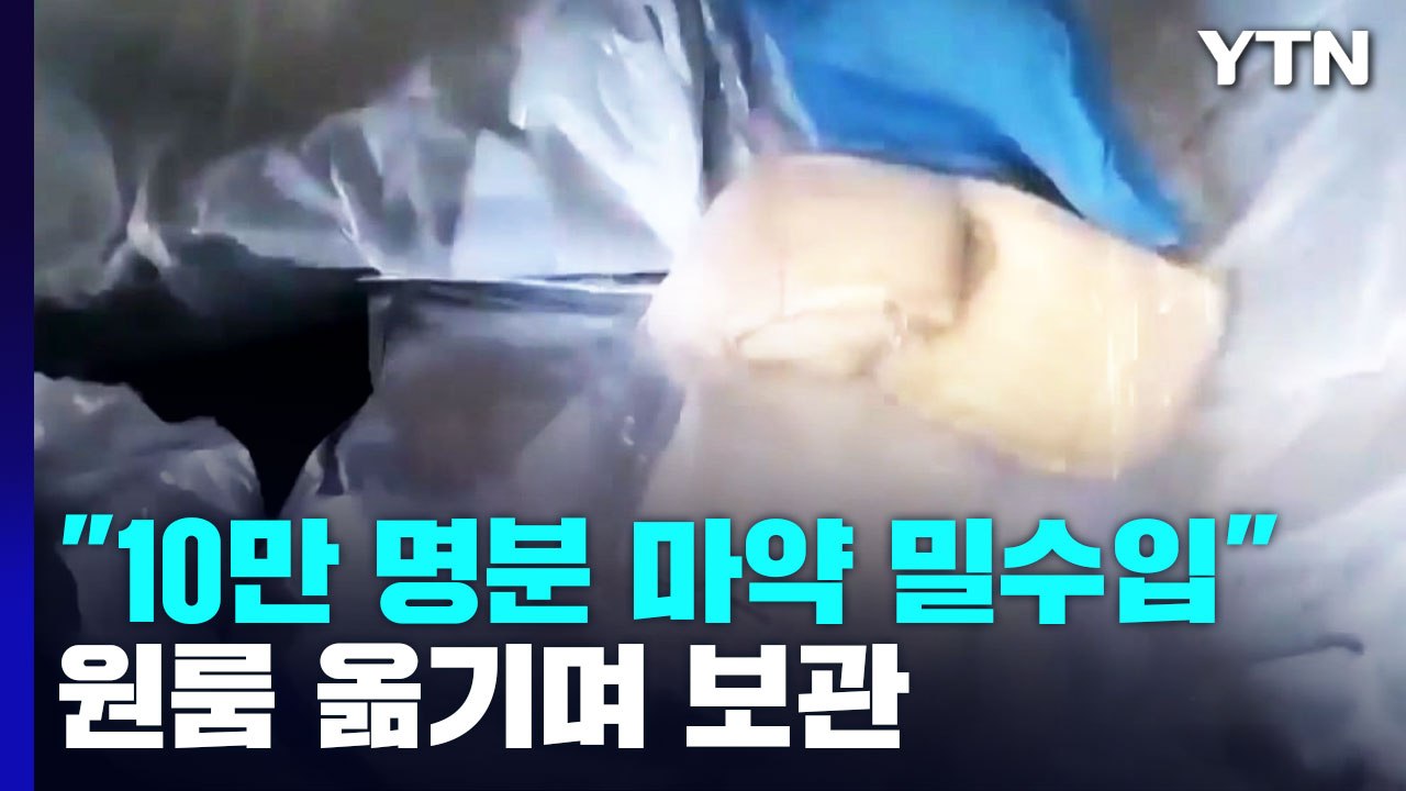 "조선족, 10만 명분 마약 밀수입"...원룸 옮기며 보관 / YTN