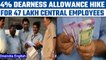 Dearness allowance (DA) hiked by 4% for central government employees | Oneindia News*News