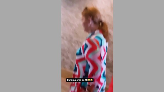 Depois da derrota da seleção, Kátia Aveiro mostra Dolores Aveiro exaltada