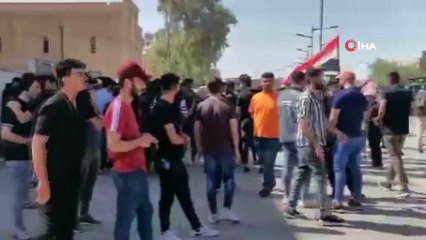 Irak Meclisi’nin oturumu protesto edildi