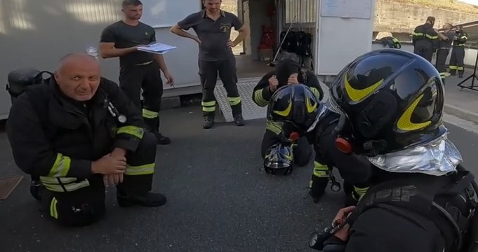 La Spezia - Vigili del Fuoco, corso antincendio navale (28.09.22)