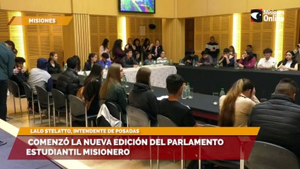 Comenzó la nueva edición del Parlamento Estudiantil Misionero