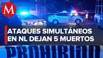 Reportan ataques simultáneos en al menos 5 municipios de NL