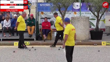 Finale OLMOS vs BUTOT : National à pétanque vétérans de Nyons 2022