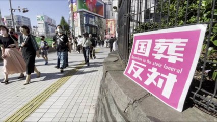 Japon : vague de protestations en marge des funérailles de Shinzo Abe