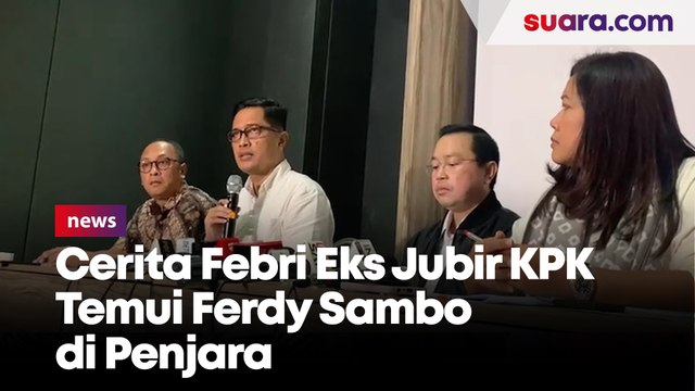 Klaim Ogah Bela yang Salah, Cerita Febri Eks Jubir KPK Temui Ferdy Sambo di Penjara: Ia Akui dan Mau Bertanggungjawab