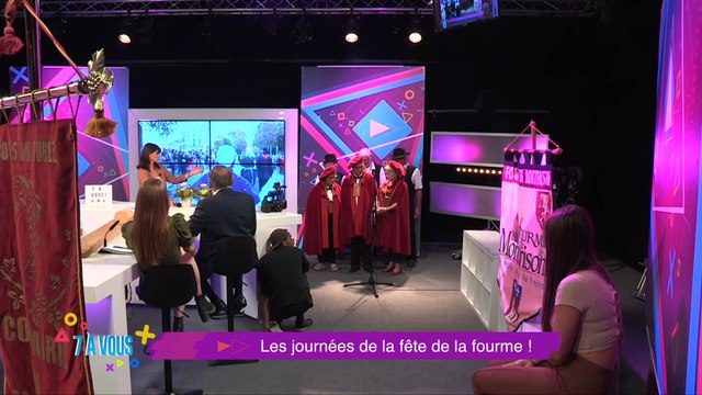 7 à vous aux couleurs de la fourme de Montbrison à l'occasion des 60èmes journées de la fourme et des côtes du Forez, des journées à consommer sans modération !