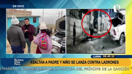 Niño se enfrenta a ladrones para evitar que le roben la camioneta a su padre