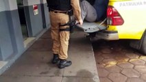 Homens são encaminhados à 15ª SDP por contrabando de pneus de origem paraguaia