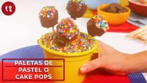 Paletas de pastel o Cake Pops | Receta de postre divertido | Directo al Paladar México