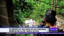 Dos personas muertas y dos heridas tras intenso tiroteo en la colonia Nueva Suyapa de Tegucigalpa