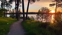 Summer Sunset walk in Helsinki, Finland