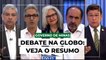 Resumo do debate da Globo entre candidatos ao governo de Minas
