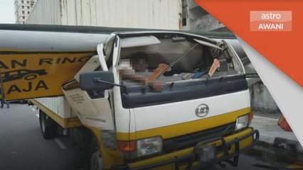 Kemalangan | Maut ditimpa papan tanda jalan