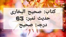 Sahih Bukhari Hadees No.63 _ Hadees Nabvi in Urdu _ Bukhari Hadees _ Bukhari Shareef in Urdu