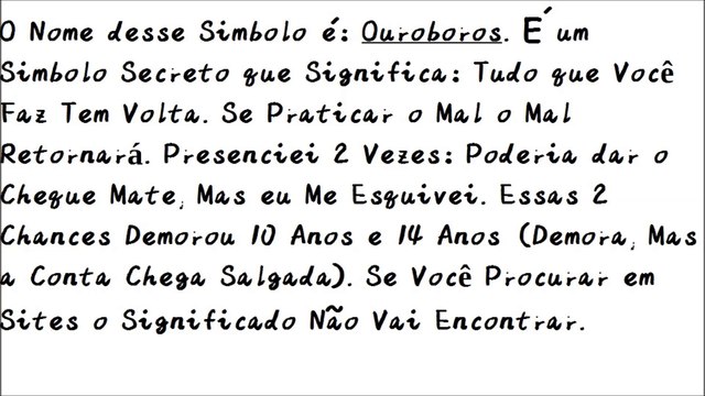 Significados dos Símbolos Secretos: Ouroboros.