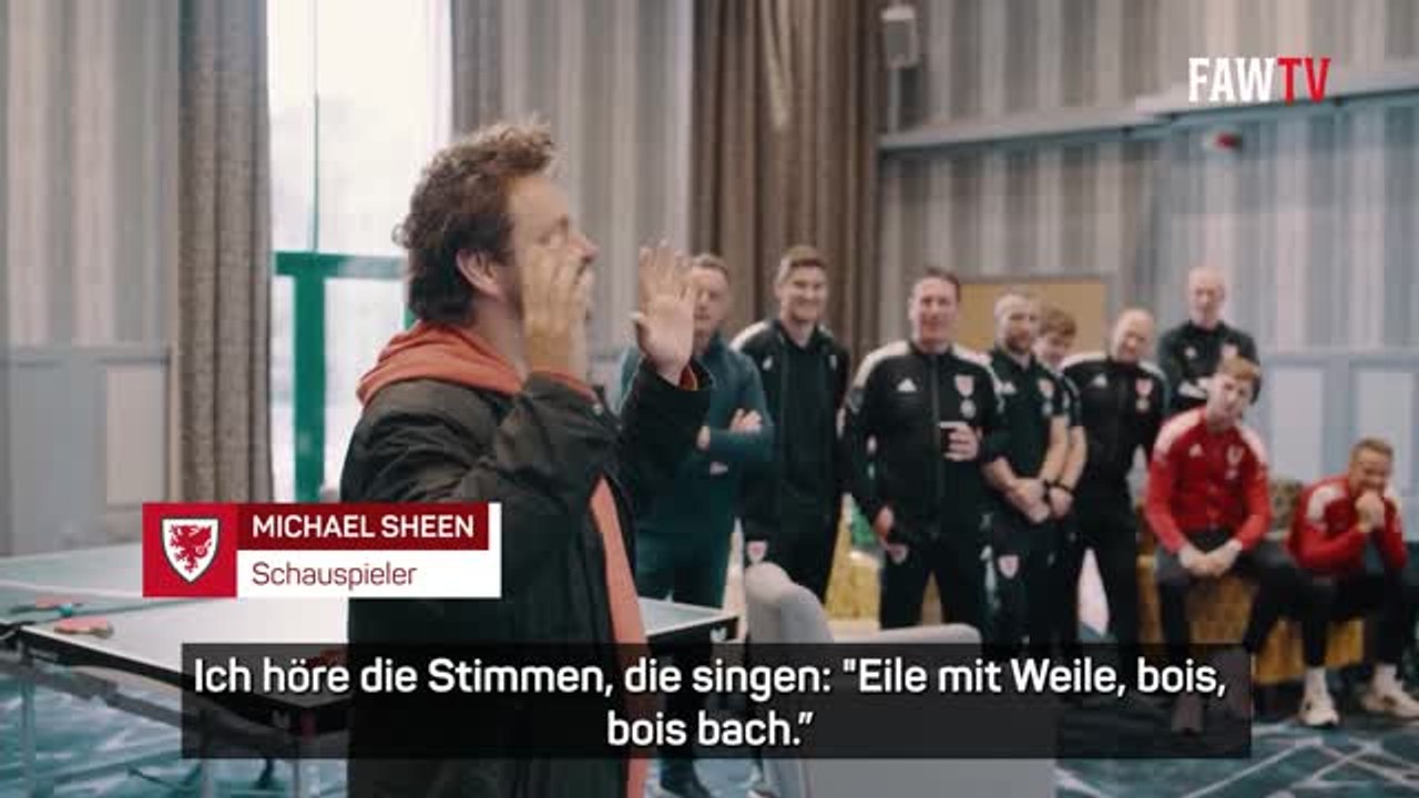 Michael Sheen mit emotionaler Ansprache an Waliser