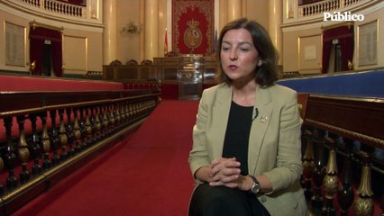 Eva Granados:  "Feijóo viene al Senado a votar y poco más"