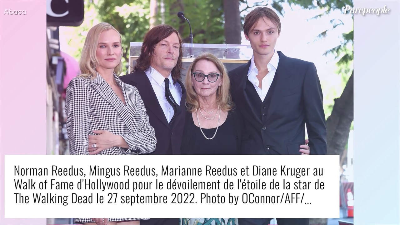 Diane Kruger : Complice avec son immense beau-fils Mingus, de plus en plus canon, elle rayonne pour Norman Reedus