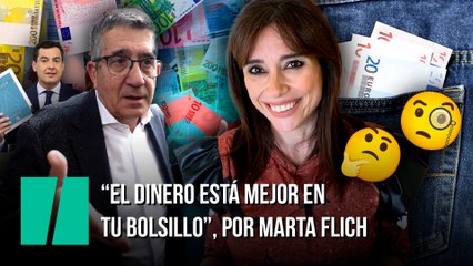 "El dinero está mejor en tu bolsillo", por Marta Flich