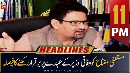ARY News Headlines | 11 PM | 28th September 2022