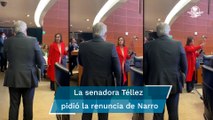 Lilly Téllez reprende al senador José Narro por supuesta relación con crimen: “tienes la cola larga