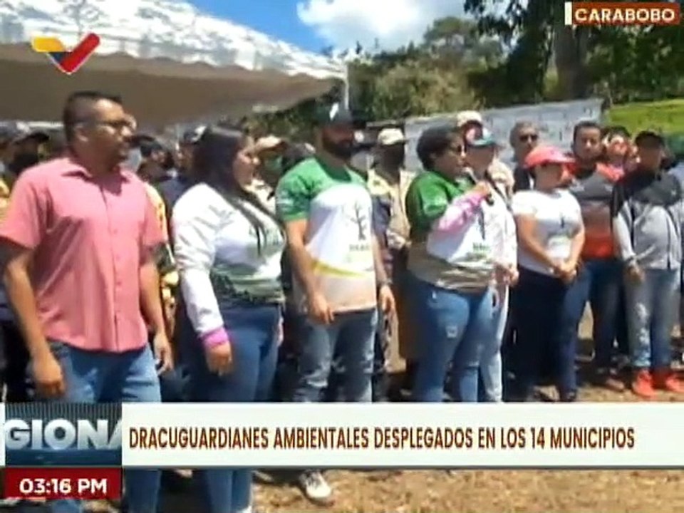 Carabobo | Realizan juramentación de 50 guardianes ambientales para fortalecer espacios verdes