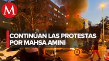 Continúan las manifestaciones en Iran por la muerte de Mahsa Amini