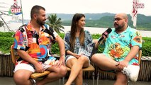 Thiago Abravanel e Fernando Poli dão entrevista na Ilha de Caras