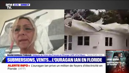 "La terrasse et le toit sont en train de s'envoler": une Française installée en Floride fait face à l'ouragan Ian