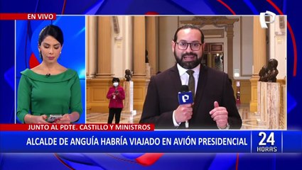 José Medina: Detenido alcalde de Anguía viajó en avión de la FAP junto al Gabinete Ministerial