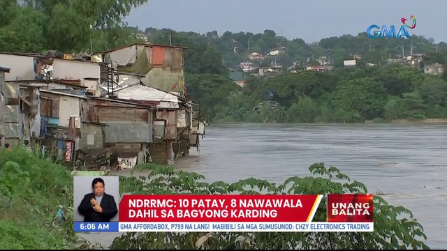 NDRRMC: 10 patay, 8 nawawala dahil sa Bagyong Karding | UB