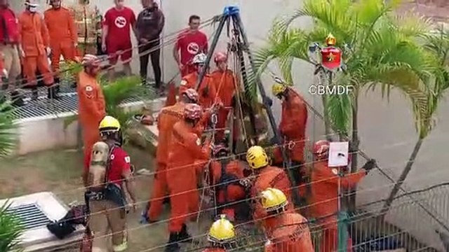 Operários morrem ao caírem em cisterna em Águas Claras