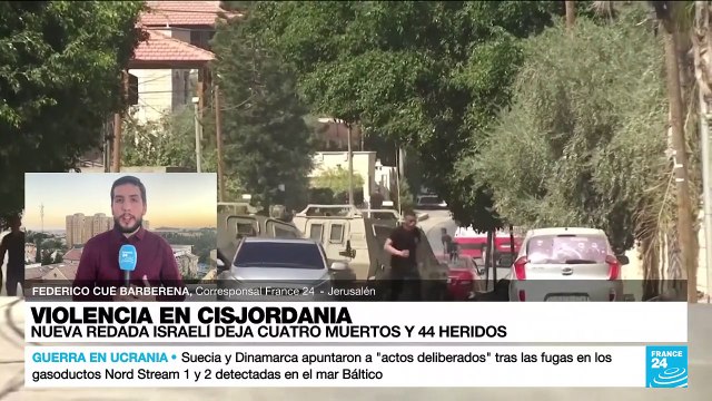 Informe desde Jerusalén: 4 palestinos muertos en redada israelí más violenta del año en Cisjordania